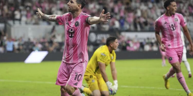 Con un Messi brillante, Inter Miami le ganó 4-2 a Atlético San Luis en su debut en la Leagues Cup