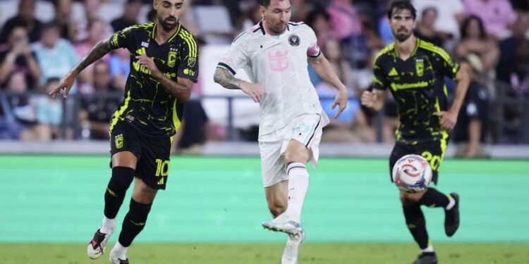 Con el regreso de Lionel Messi, Inter Miami igualó 2-2 contra Columbus Crew por la MLS