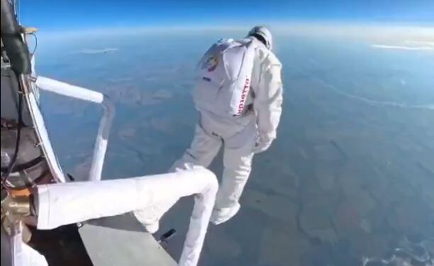 Un paracaidista se lanzó al vacío desde un globo a más de 11 mil metros y logró un nuevo récord mundial: “Salté desde la estratosfera”