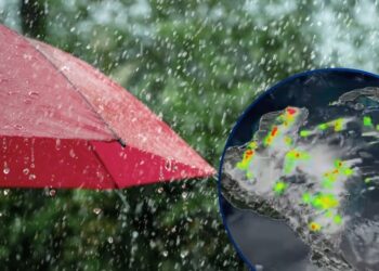 ¡A esta hora! Lluvias y actividad eléctrica en varias regiones de Honduras