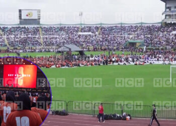 ¡Honduras de Cristo! Miles de personas llegan al Estadio Olímpico de SPS a escuchar la palabra de Dios