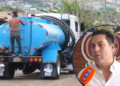 ¡Negocio redondo con el agua! Alcalde denuncia que compran la pipa a L200 y la revenden hasta en L2,000