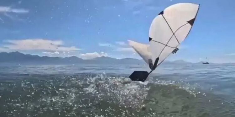 ¡Parece ciencia ficción! Crean un robot que vuela, nada y sale del agua como un ave