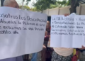 ¡Protesta! Bono de la tercera edad y discapacidad, exigen frente a casa presidencial