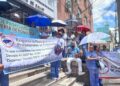 ¡Se agudiza protesta! Enfermeras Profesionales llegan a la SESAL con “un rosario” de demandas al Estado