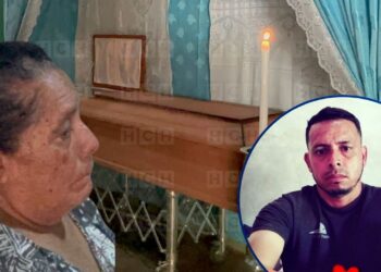 ¡Sola en el velorio! Justicia exige madre de Osman Cruz, el ayudante del pastor asesinado en Olancho