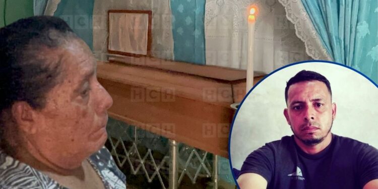 ¡Sola en el velorio! Justicia exige madre de Osman Cruz, el ayudante del pastor asesinado en Olancho