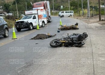 ¡Tragedia! Joven perece tras brutal choque de motos en carretera a Olancho, El Guanábano