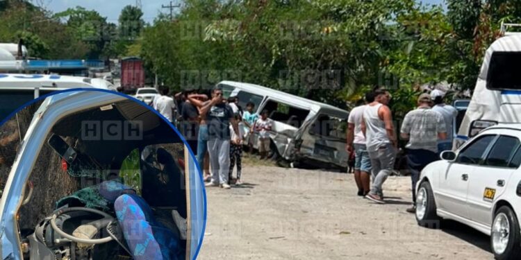 ¡Varios lesionados en Choloma! Bus se estrella contra árbol tras ser sacado de la vía por una rastra