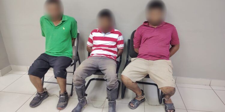 ¡Para el mamo! Tres supuestos miembros de “El Cártel del Diablo” quedan en prisión preventiva