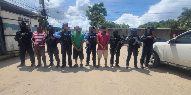 Caen tres presuntos integrantes del “Cártel del Diablo” en Sulaco, Yoro