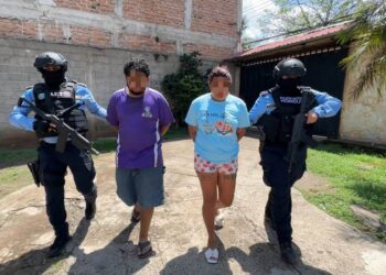 Atrapan al “Tuntún” y “La Pajarita”, señalados como miembros de la MS13 en Comayagua