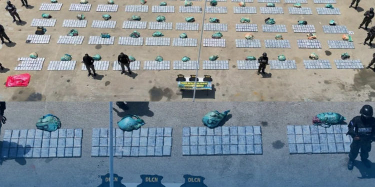 ¡Golpe al narcotráfico! Aseguran embarcación y decomisan 1,661 kilos de presunta cocaína en Gracias a Dios