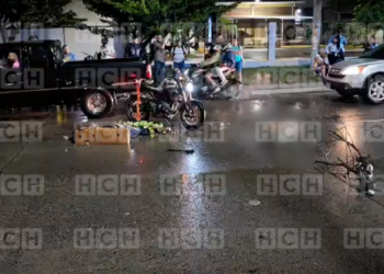 ¡Siguen y suman! Motociclista pierde la vida tras brutal choque con una rastra en San Pedro Sula