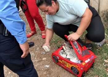 Requieren a mujer en Choluteca tras encontrarle dinero en un bolso de Rayo McQueen