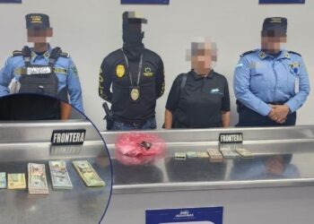 Detienen a sexagenaria con más de 11 mil dólares en Aeropuerto Internacional Guillermo Anderson de La Ceiba