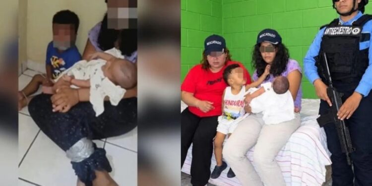¡Autosecuestro! Joven madre habría fingido estar secuestrada junto a sus hijos para exigir L300 mil
