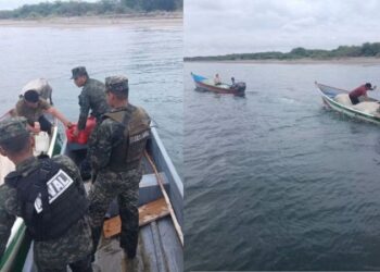 FFAA rescata dos pescadores que se encontraban a la deriva en Cedeño