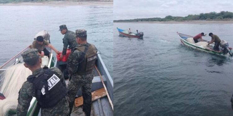 FFAA rescata dos pescadores que se encontraban a la deriva en Cedeño