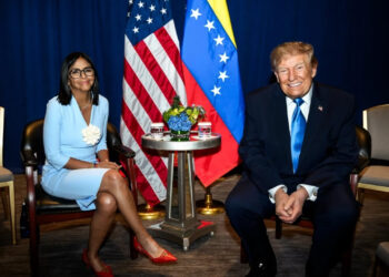 Donald Trump se reúne con Delcy Rodríguez