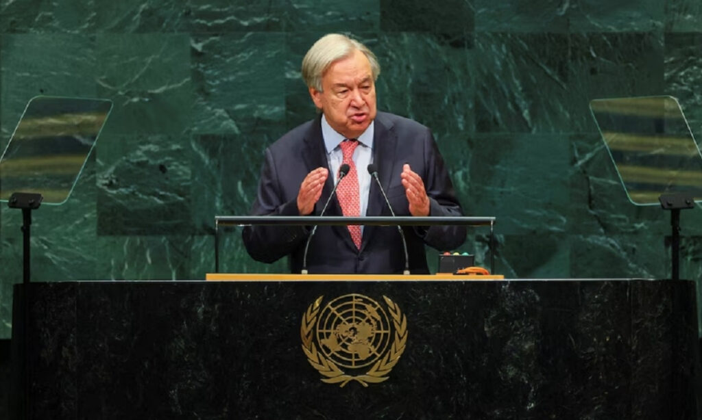 Guterres alerta sobre la IA y pide paz