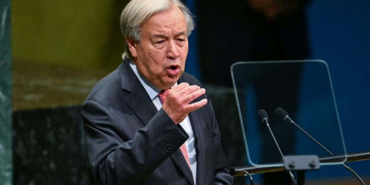 Guterres alerta sobre la IA y pide paz