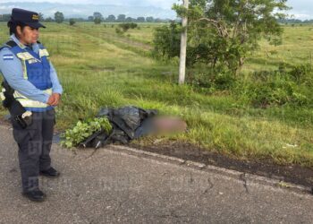 ¡Lo habrían atropellado! Hallan muerto a hombre en carretera hacia Santa Rita, Yoro
