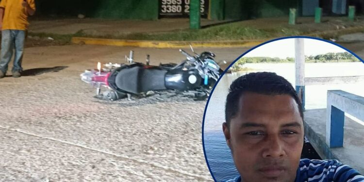 Motociclista pierde la vida en el barrio Cabañas de El Progreso