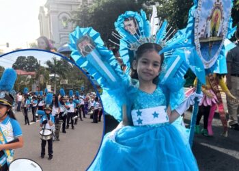 ¡Con fervor y orgullo patrio! Las calles se visten de azul turquesa celebrando los 205 años de Independencia