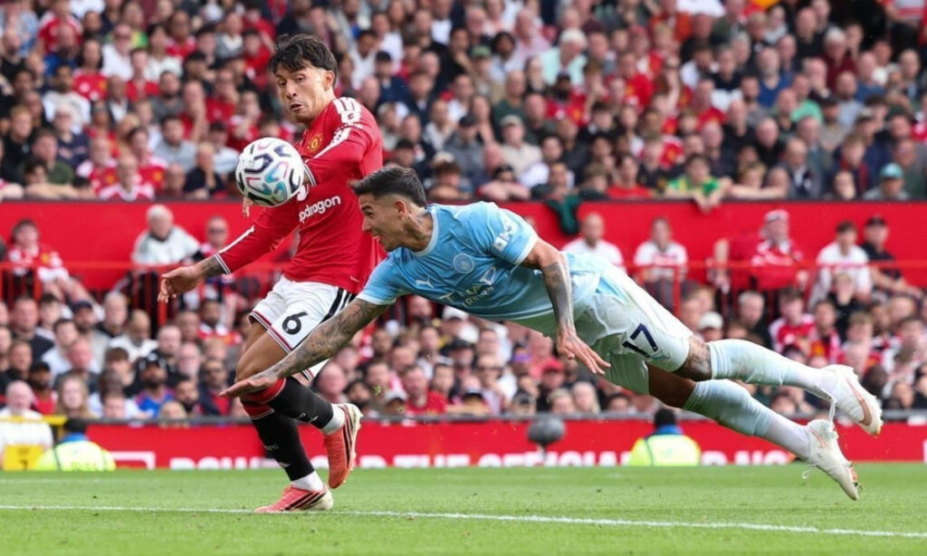 Indignación en Inglaterra por un error en el gol de Haaland