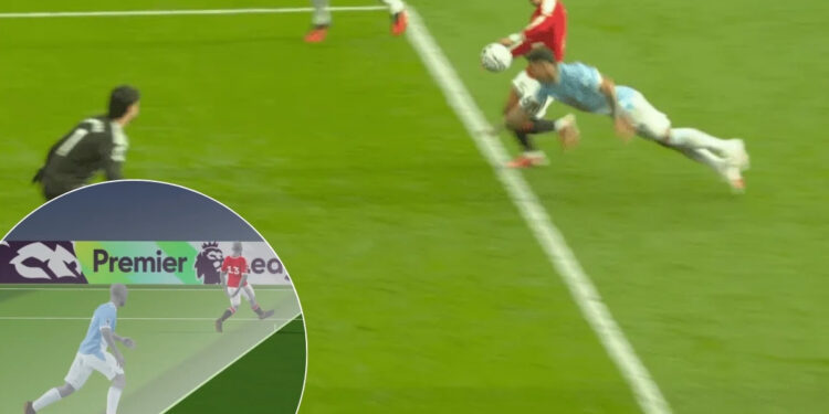 Indignación en Inglaterra por un error en el gol de Haaland