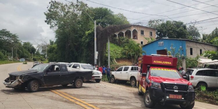¡Susto en la ruta! Accidente en la carretera Juticalpa-Tegucigalpa deja un herido