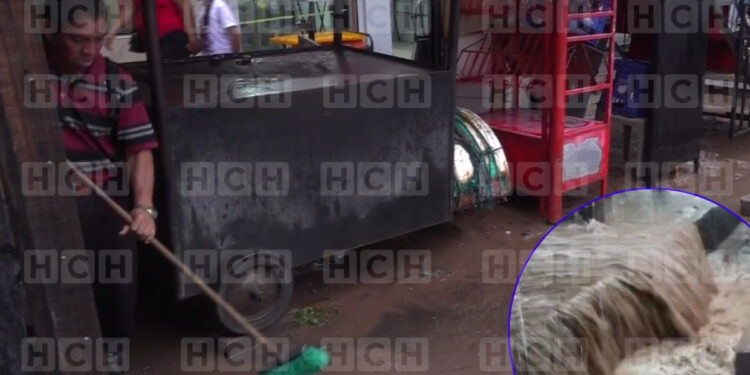 Lluvias causan inundaciones en la colonia Kennedy de Tegucigalpa