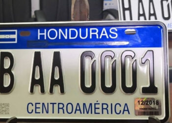 Nuevas placas vehiculares en Honduras llegarán en noviembre