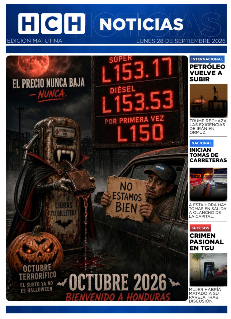 Portada HCH lunes 28 de septiembre 2026 Edición Matutina
