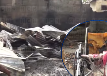 ¡Milagro en medio del fuego! Rescatan a señora en silla de ruedas tras voraz incendio en su vivienda en SPS