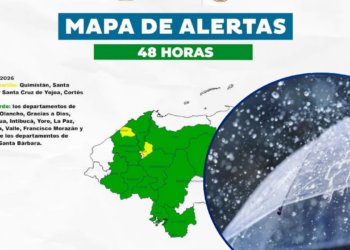 COPECO emite alerta amarilla para dos municipios y amplía alerta verde a 12 departamentos por lluvias