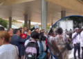 ¡Para no perder la costumbre! Diputados de Libre y bases nacionalistas protagonizan protestas en los bajos del Congreso Nacional