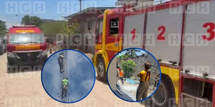 ¡QDDG! Tragedia en barrio Lourdes de Comayagua: Dos hombres perdieron la vida mientras realizaban su trabajo