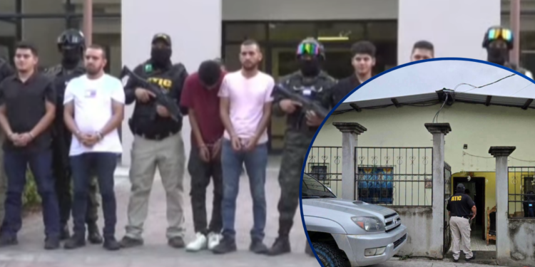 ¡Seis tras las rejas! Capturan a presuntos integrantes de “Los Coyotillos” en SPS y Copán