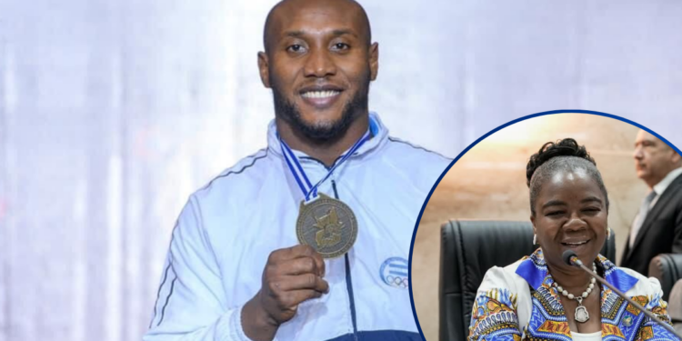¡HONOR PARA UN CAMPEÓN! Diputada impulsa condecoración de oro para el luchador Kevin Mejía