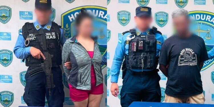 Cae la “Bichota” y el “Viejo” con fuerte cargamento de cocaína en San Pedro Sula; serán trasladados a los juzgados