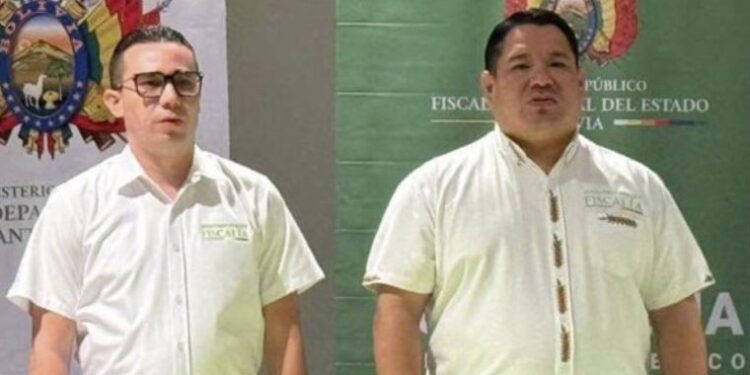Reportan la aprehensión de los fiscales Roger Mariaca y Alberto Zeballos en Santa Cruz, Bolivia