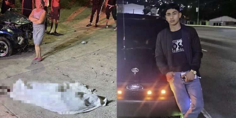Un joven identificado “Caballito” era la persona que murió en un accidente la noche de ayer en Santa Rosa de Copán