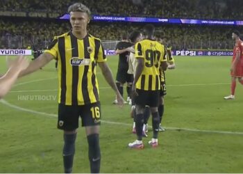 AEK del hondureño Kervin Arriaga venció al Lask por la mínima en la Champions League