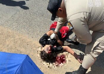 Accidente de tránsito en la carretera RN-23 deja un motociclista fallecido a la altura de Punta Ocote