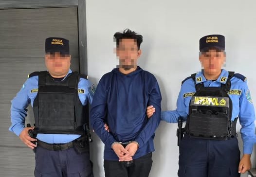 INTERPOL captura en La Lima a hondureño requerido por el delito de robo