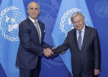 Nasry Asfura y António Guterres hablan sobre la lucha contra la corrupción y el cambio climático