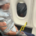 Inmovilizan con cinta adhesiva a pasajero que agredió a varias personas en vuelo de American Airlines