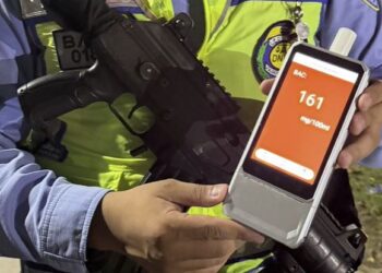 Unos 50 conductores fueron “topados” por manejar bolos este fin de semana en San Pedro Sula